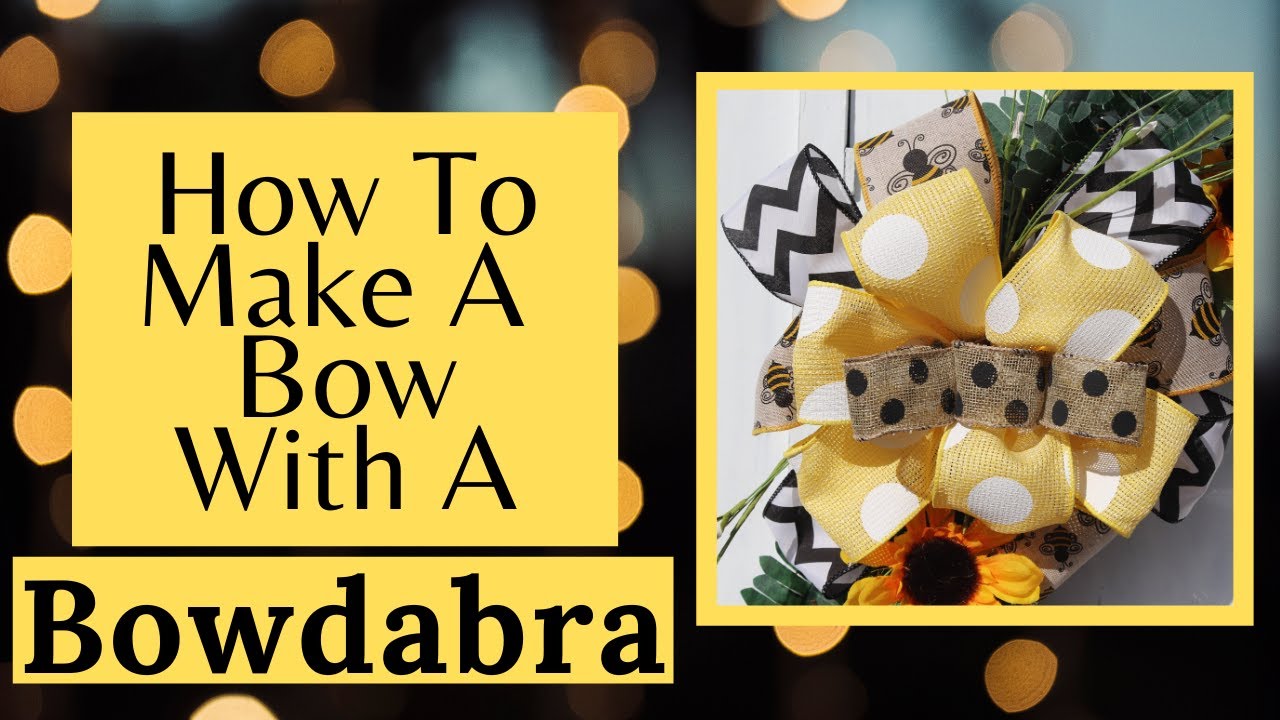 Bowdabra Combo Pack Bow Maker for Ribbon for Wreaths (Set of 4