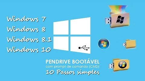 Como criar um pendrive de boot para instalar o Windows 7, 8, 8 1 ou 10 em 10 passos
