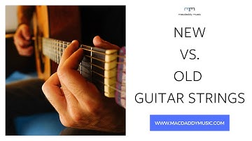 New vs. Old Guitar Strings: featuring Elixir Nanoweb Phosphor Bronze 11-52 gauge strings