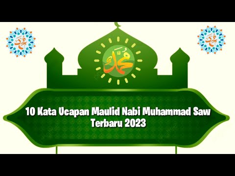 10 Kata Ucapan Maulid Nabi Muhammad Saw Terbaru 2023 || Ucapan Maulid Nabi 2023