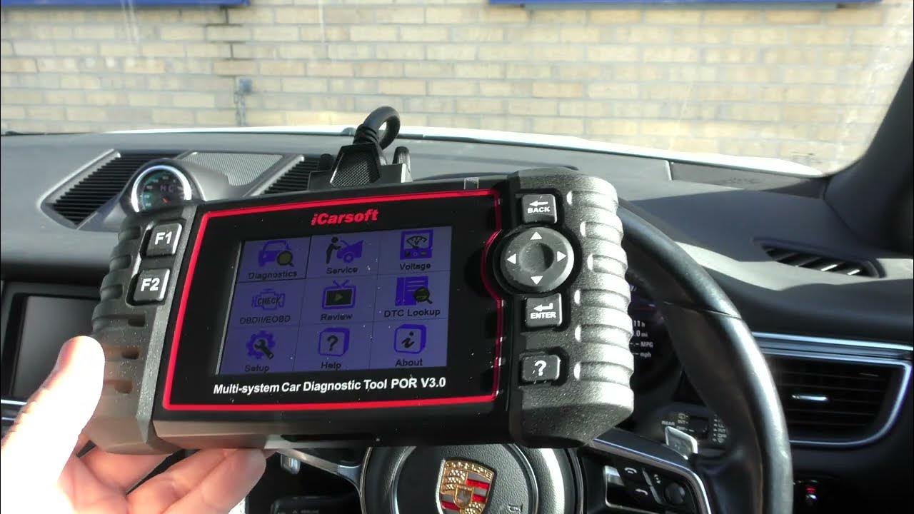 Porsche Component Actuation Bi Directional Testing iCarsoft POR v3.0 Demonstration & DPF Live