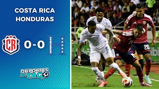 Costa Rica Y Honduras Empataron 0-0 Y Ambos Se Quedaron Afuera De Todo En Las Eliminatorias