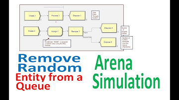 Arena Simulation Queue Remove Random Entity Remove Module