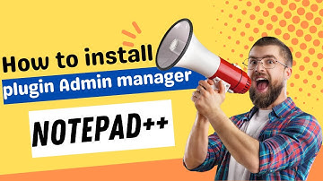 How to install plugin Admin manager in Notepad++ _ آموزش نوت پد پلاس پلاس_ نصب پلاگین ادمین منجر