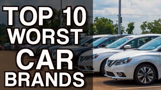 Top 10 Worst Car Brands to Repair