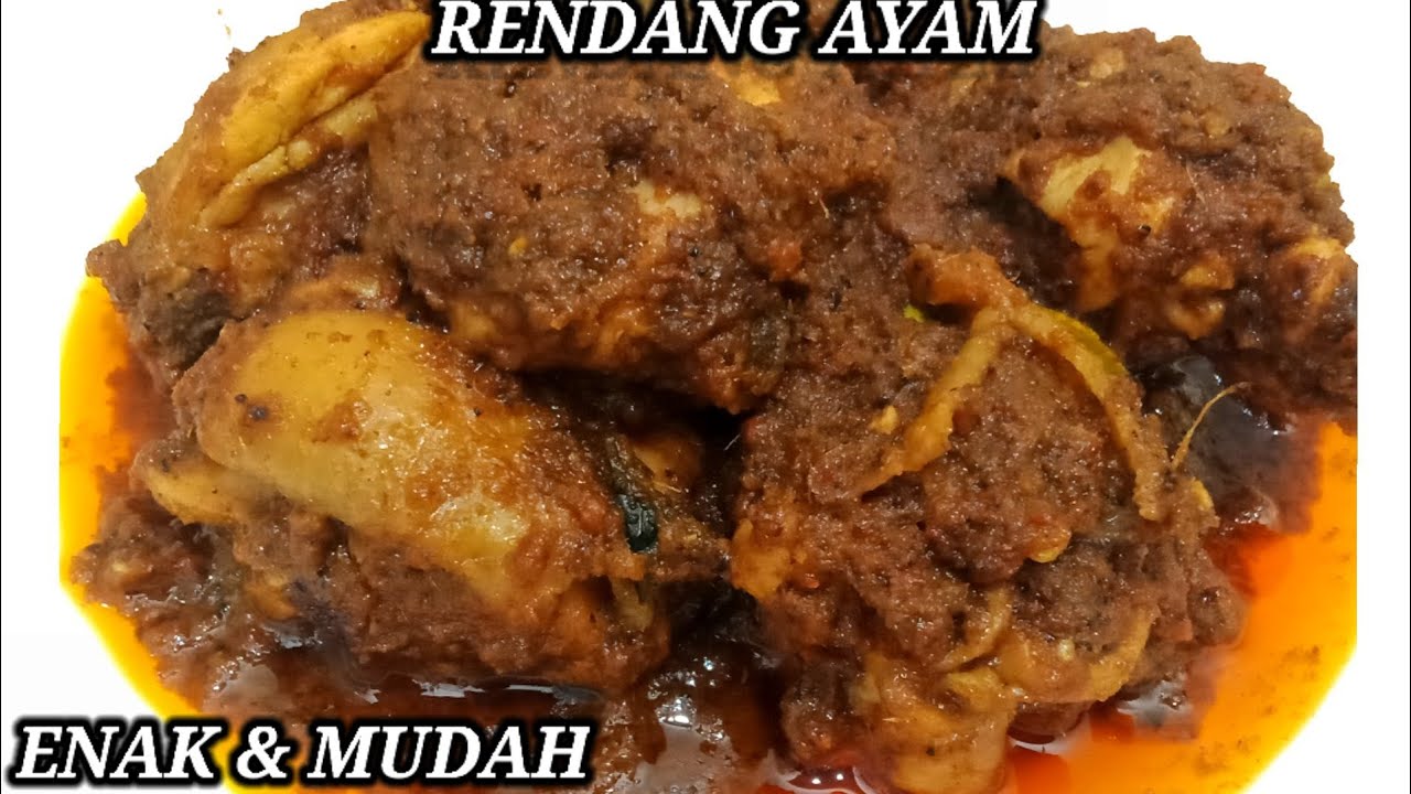 Resep Rendang Ayam Enak Dan Mudah Banget Youtube