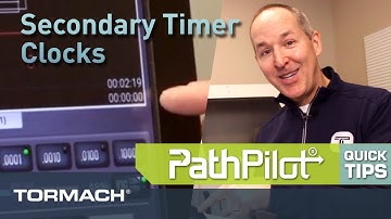 PathPilot Quick Tips | Secondary G-Code Timer Clocks