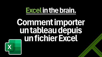 Comment importer un tableau depuis un fichier Excel avec Power Query