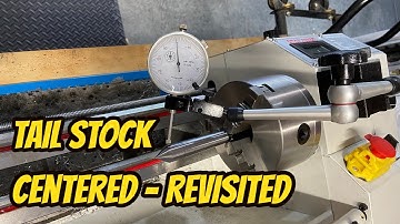 Vevor Mini Lathe MX 400 Part 10.1 - Tailstock Centered revisited, Sharing  Great advice from viewers