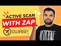 Zap active scan   cybersecuritytv