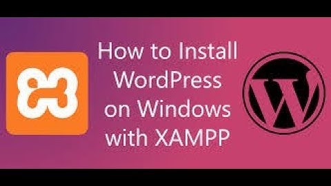 How to install WordPress on localhost  Xampp step by step.