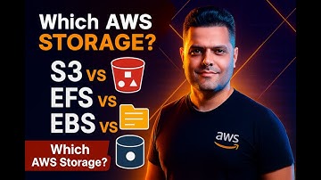 AWS Storage: S3 vs EFS vs EBS Compared in 120 Seconds