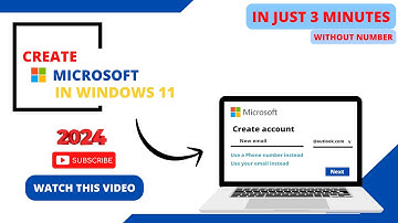 In-depth Tutorial: Free Microsoft Account Setup 2024 | Create Microsoft Account Free In Windows 11 |