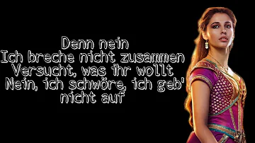 Julia Scheeser - Ich werd niemals schweigen Lyrics (Aladdin)