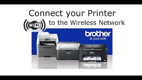 Connect Brother Printer to Internet. Wireless set up for DCP-1610w. Works for all Brother printers.