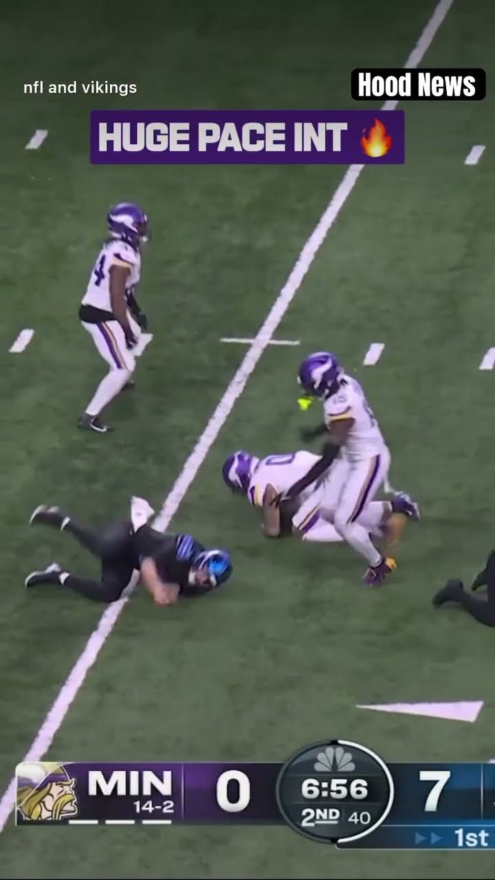 How though #hoodnews #vikings #NFL #jaredgoff #detroitlions #football #omg #how #wow #interception