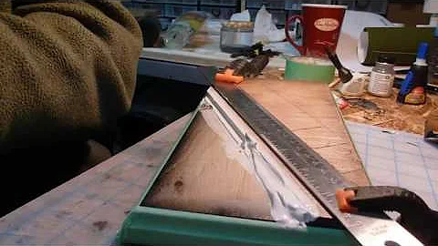 How to make a 1:25 scale street Curbs