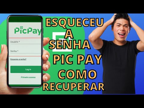 PICPAY COMO RECUPERAR A SENHA/ESQUECI A SENHA.