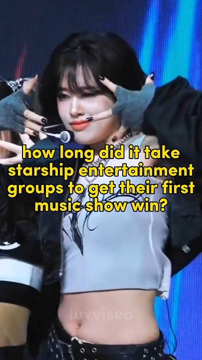 starship groups music wins #kpop #ive #koreanidols #wjsn #monstax #sistar #cravity #kpopedit #kpoper