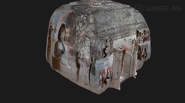 3D Point cloud Cultural Heritage Stone Cave - qingyang sikusi_240 - Weiss AG