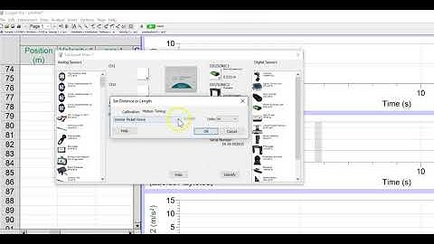 Set up Vernier Cart Picket Fence in Logger Pro