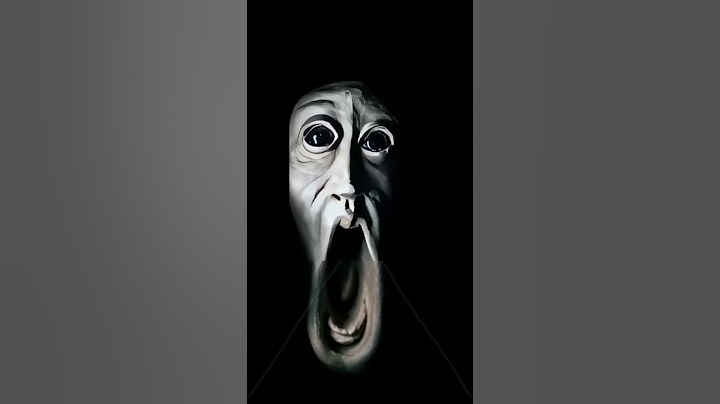 #scary face screaming in #fear #shortvideo #halloween #concept