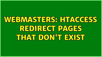 Webmasters: htaccess redirect pages that don