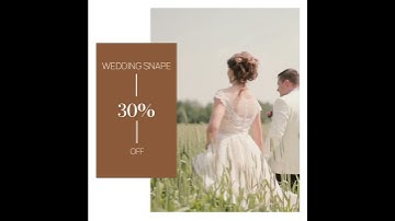 Free Wedding Photography Promo Video Template (Customizable) - FlexClip