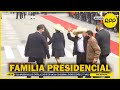 Familia de presidente Pedro Castillo llegan a sesión solemne en el Congreso