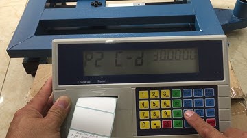 Màn hình cân in tem dán IND - PC  - Hiệu chuẩn cân.