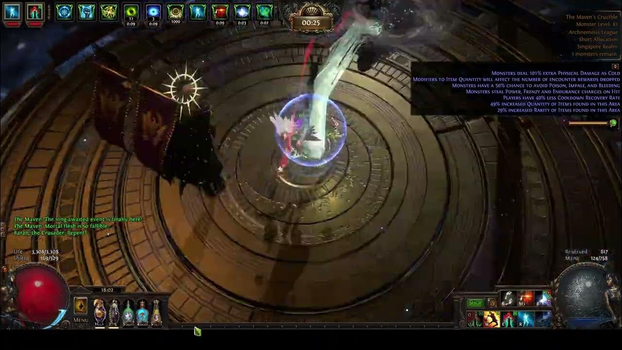 Molten strike with additional strike. 25. 25. Как скрафтить магмовый тигель. Molten strike poe 3.