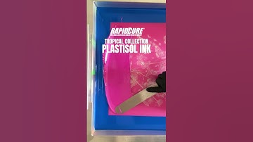 Plastisol Ink #screenprinting #plastisolink #screenprintlife #screenprintingink #screenprint #howto