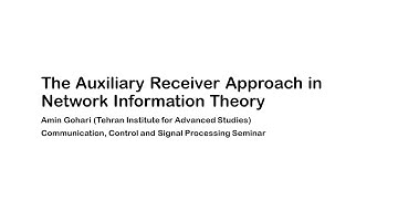 The Auxiliary Receiver Approach in Network Information Theory