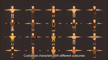 www.Meshtint.com | Polygonal Fantasy Pack Costumes, Weapons and Accessories