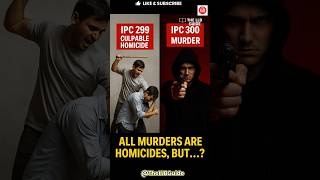 Culpable Homicide vs Murder Explained | IPC Sec 299 & 300 | Landmark Cases | #LLB Exam Guide