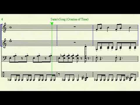 Saria's Song Sheet - YouTube