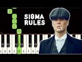 Sigma rule song  piano tutorial  piano notes  piano online pianotimepass sigmarule