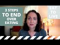 3 steps to end over eating  eat to live  nutritarian