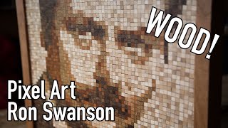 Pixel Art Portrait - Ron Swanson - My Finishing Technique