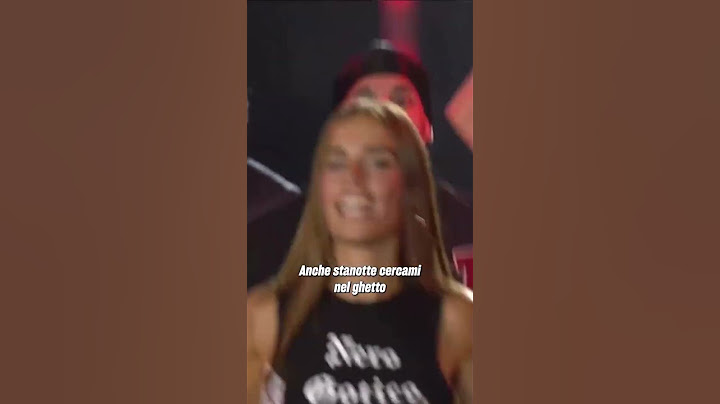 CLARA canta GHETTO LOVE live con ICY SUBZERO