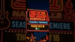 Were back 🚨 New season of 9-1-1: Nashville premieres Thursday, October 15 on ABC. Stream on Hulu.