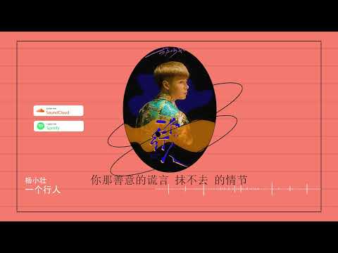 2022華語網絡流行音樂 ||《一個行人》|| 楊小壯 || 動態歌詞
