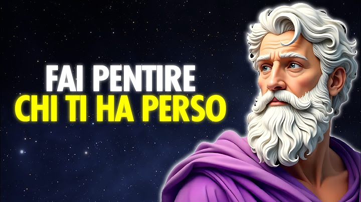 IGNORARE NON BASTA! FAI PENTIRE CHI TI HA PERSO | Stoicismo