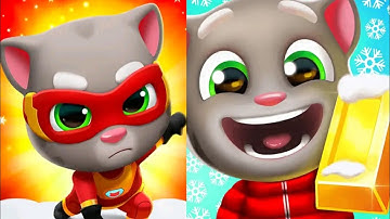 TALKING TOM HERO DASH VS TALKING TOM GOLD RUN #21