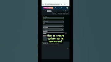 How to create update set in servicenow ?