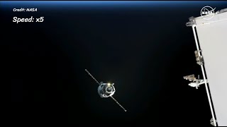 Progress MS-26 Cargo Spacecraft Approaches and Docks with the ISS