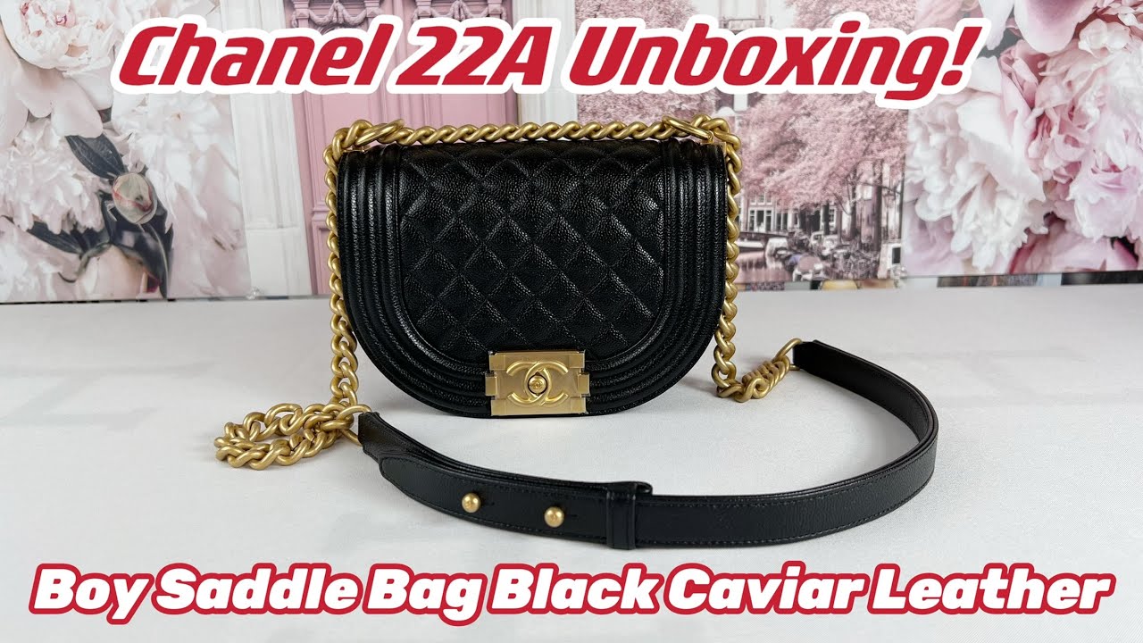 Chanel Coco Handle Mini Unboxing Black Caviar leather Antique Gold Hardware  