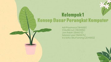 Presentasi Sistem Operasi Konsep Dasar Perangkat Komputer Kelompok 1 Kelas SI-PA