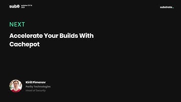 Sub0 Online: Accelerate Your Builds With Cachepot