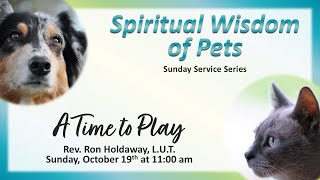 Spiritual Wisdom of Pets 10 19 25   Ron Holdaway, A Time to Play